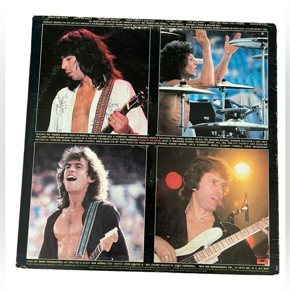 Pat Travers Band Crash and Burn LP 12” Vinyl Record 1980 Rock Album - Picture 5 of 7